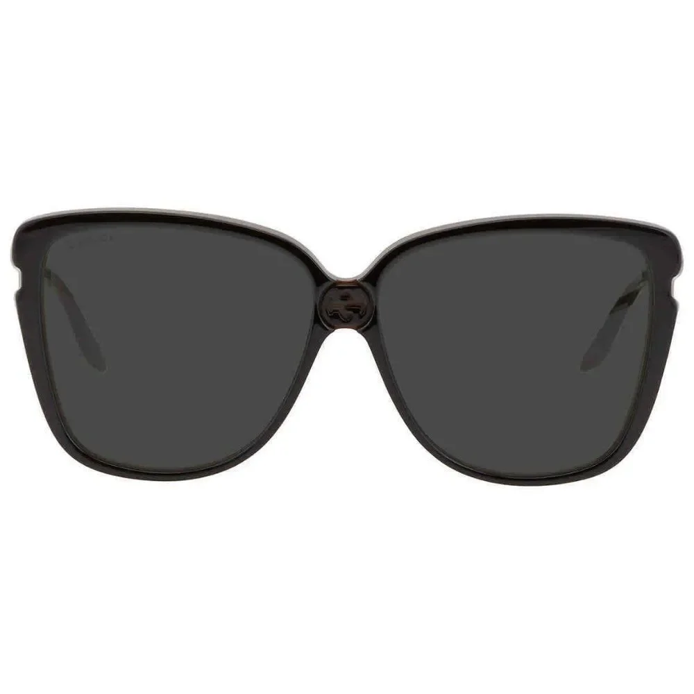 NEW Gucci Grey Butterfly Women's Sunglasses - Picture 2 of 4